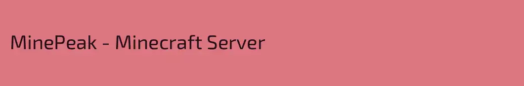 MinePeak - Minecraft Server
